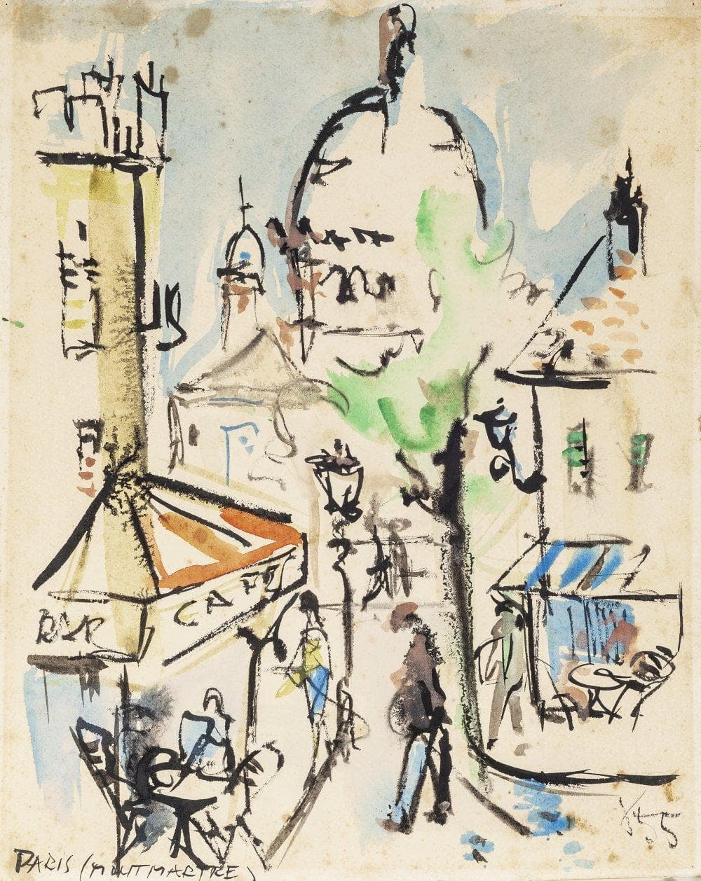 Composition Paris, 1955